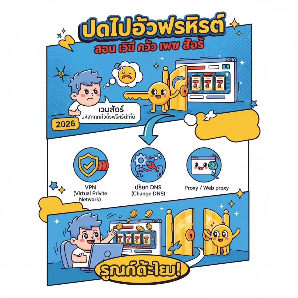 สอน วิธี เข้า เว็บ สล็อต - ปลดบล็อกเว็บไซต์