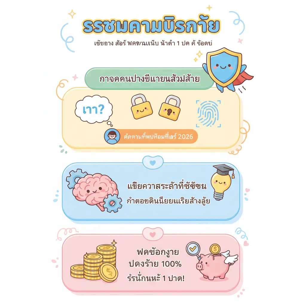 เว็บตรง สล็อต ฝากถอน ไม่มี ขั้นต่ำ 1 บาท ก็ ถอนได้ - ระบบความปลอดภัย