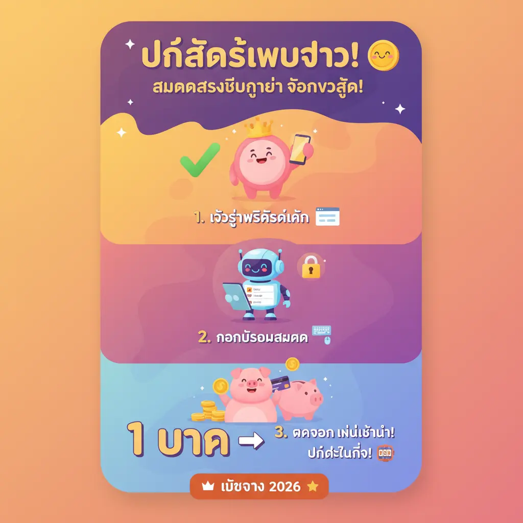 เว็บตรง สล็อต ฝากถอน ไม่มี ขั้นต่ำ 1 บาท ก็ ถอนได้ - การสมัครสมาชิก