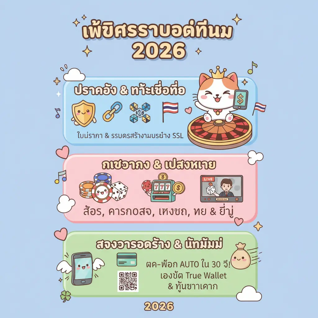 คาสิโนออนไลน์ 2026 - เว็บพนันออนไลน์