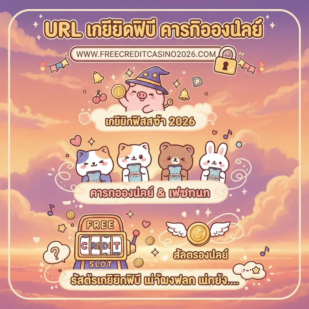เครดิตฟรีคาสิโนออนไลน์ - URL