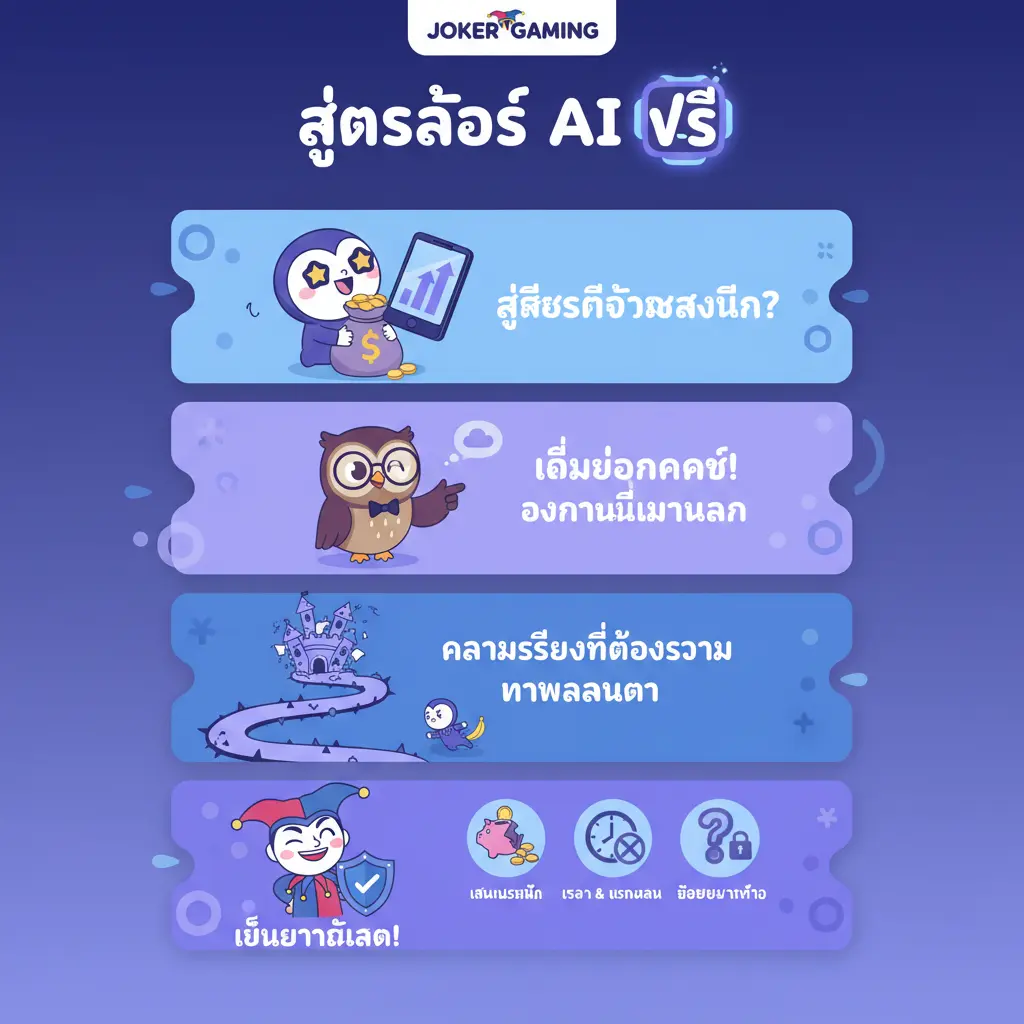 สูตรสล็อต ai ฟรี - Joker Gaming