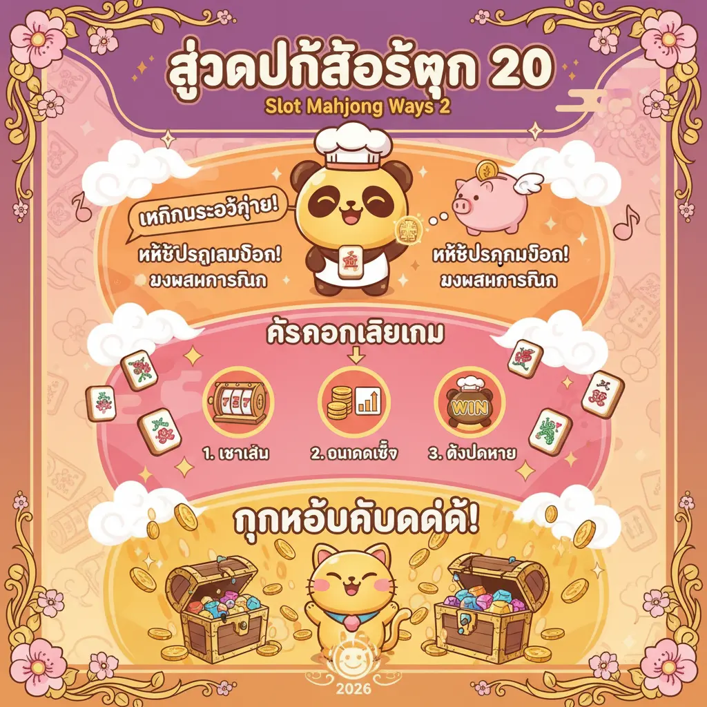 วิธี ปั่นสล็อตทุน 20 - Slot Mahjong ways 2