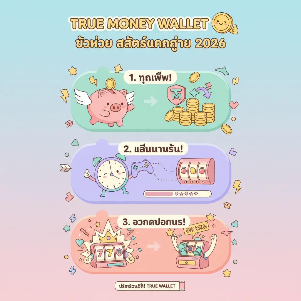เว็บสล็อตแท้ แตกง่าย - True Money Wallet
